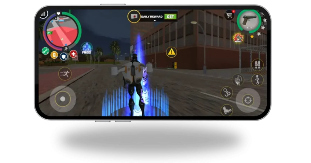 Auto Completion Feature in Rope Hero Mod Apk