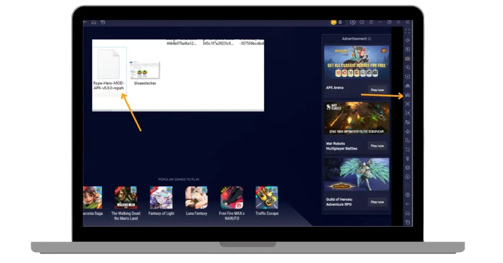 Installation of Rope Hero File