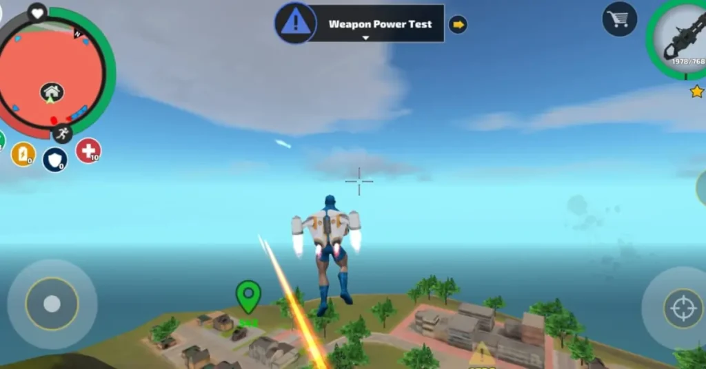 Rope Hero Mod Apk V7.1.8 (Unlimited Money & Diamonds) 2026 12 Flying in Rope Hero